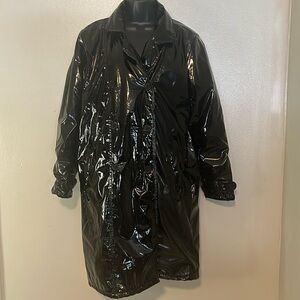 Taxi Women’s vinyl Raincoat/Coat size medium in great condition